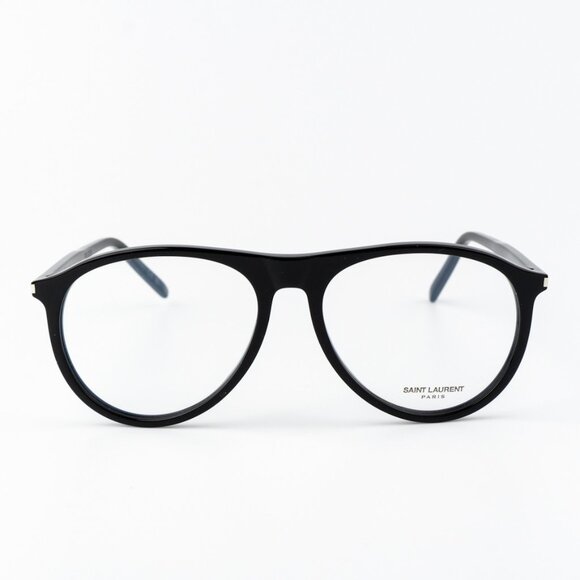 Saint Laurent Men Eyeglasses Black Pilot SL667OPT 001 BRAND NEW - Picture 1 of 12